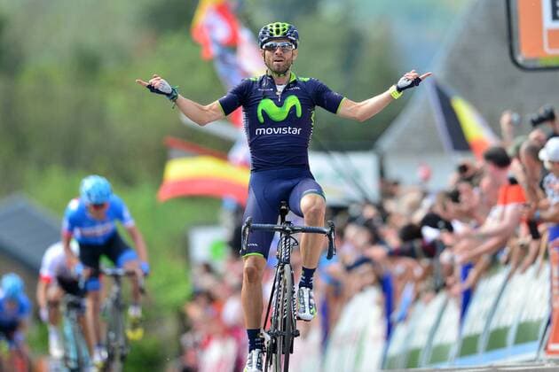 Cycling, Alejandro Valverde wins Walloon Arrow