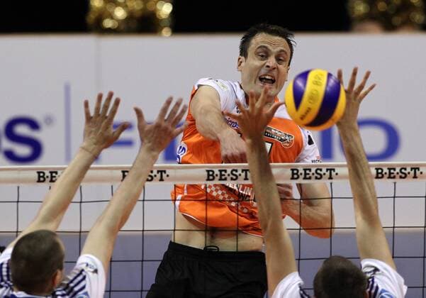 Volleyball, 1. BL, Playoffs, Final, 1st match, Berlin Recycling Volleys - VfB Friedrichshafen