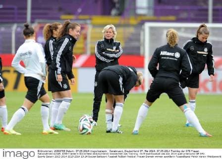 Women's football, training of the DFB national team