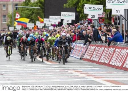 Cycling, Giro d Italia, Marcel Kittel wins 2nd stage
