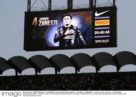 Football, Italy, Serie A, Inter Milan, Javier Zanetti ends his career