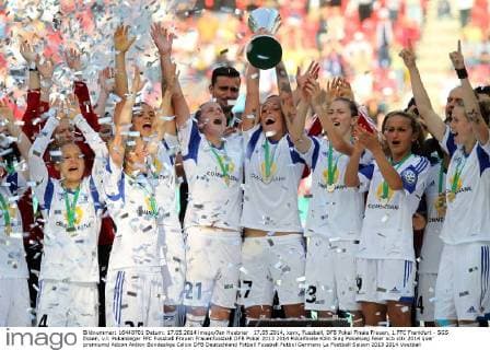 Football, Women, DFB Cup Final, 1st FFC Frankfurt is Cup Winner