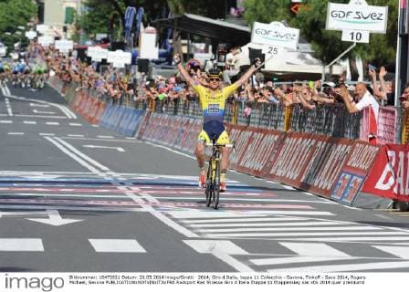Cycling, Giro d Italia, 11th stage, stage winner Michael Rogers