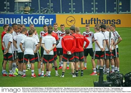Football, German National Team Training