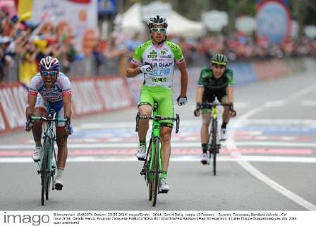 Cycling, Giro d Italia, 13th stage, stage winner Marco Canola
