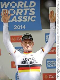 Cycling, World Ports Classic, Rotterdam - Antwerp, stage winner Andre Greipel