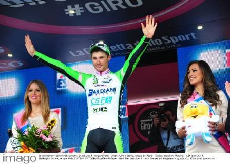 Cycling, Giro d Italia, stage 14, stage winners Battaglin and Uran continue in the pink jersey