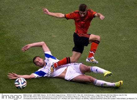 Football, Test Match, Mexico - Israel
