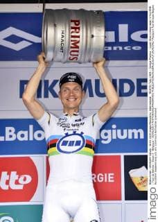 Cycling, Tour of Belgium, Tony Martin wins the time trial on stage 3