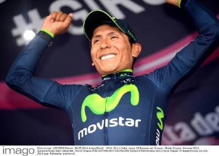 Cycling, Giro d Italia, Nairo Quintana wins the 19th stage