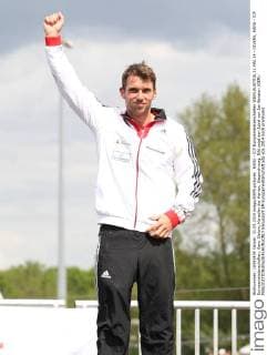 Canoe, European Championships 2014, Slalom Canadian Men, Award Ceremony with European Champion Slafkovsky and Benzien