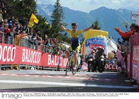 Cycling, Giro d Italia, Michael Rogers wins 20th stage, Nairo Quintana still in pink