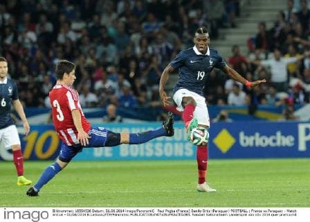 Football, Test match, France - Paraguay