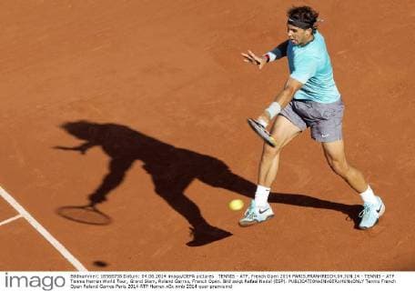 Tennis, French Open, Men's quarter-finals, Rafael Nadal - David Ferrer