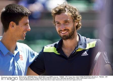 Tennis, French Open, Ernests Gulbis - Novak Djokovic