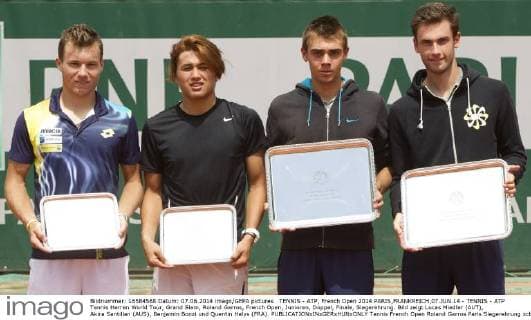 Tennis, French Open, Men, Junior Doubles, Bonzi and Halys win the final