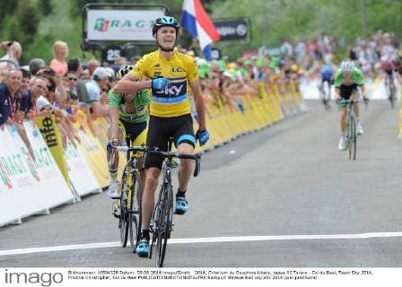 Cycling, Criterium du Dauphine, Christopher Froome wins second stage