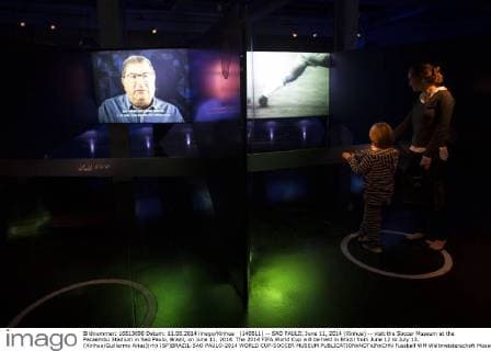 FIFA World Cup 2014, Football Museum at Pacaembu Stadium in Sao Paulo