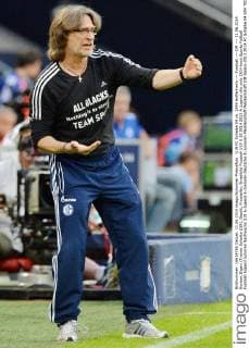 Football, Schalke youth coach Norbert Elgert