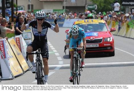Cycling, Criterium du Dauphine, Jan Bakelants wins 6th stage
