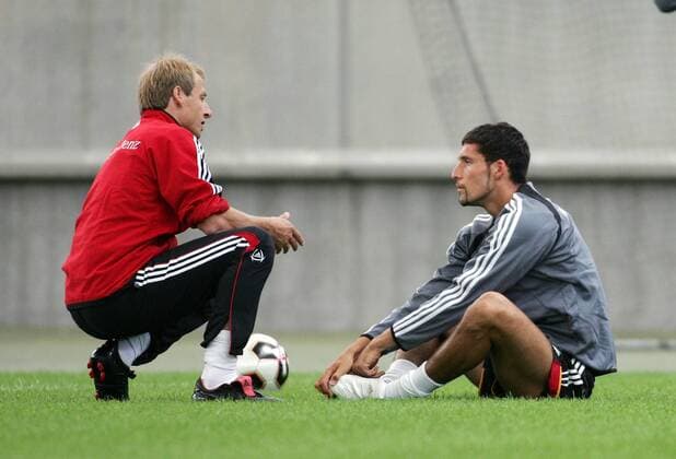 Football, training of the German national team in Frankfurt