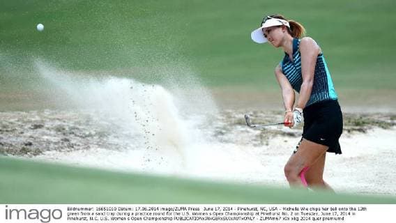 Golf, Michelle Wie at the US Open