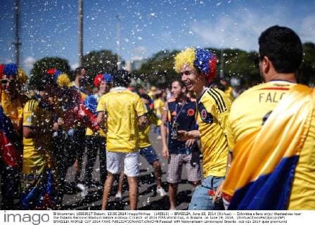 FIFA World Cup 2014, Colombia - Ivory Coast, Colombian Fans