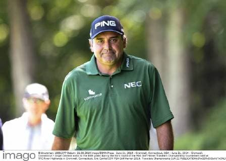 Golf, Angel Cabrera arrested after violence allegations, stock footage