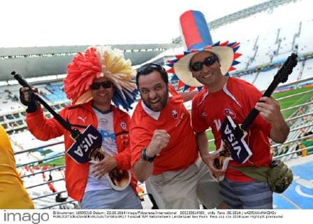 FIFA World Cup 2014, Fans before the match Netherlands vs Chile