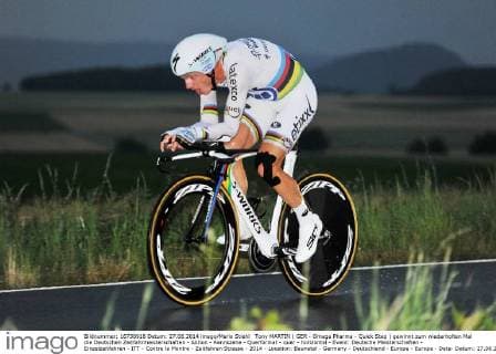 Cycling, Tony Martin German time trial champion for the third time in a row