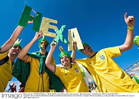 FIFA World Cup 2014, Round of 16, Fans: Brazil - Chile