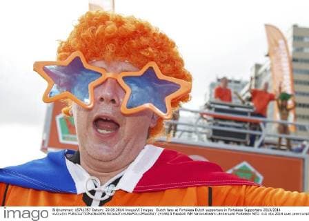 FIFA World Cup 2014, Fans at the Round of 16 Netherlands vs Mexico in Fortaleza