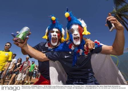 FIFA World Cup 2014, Round of 16, Fans: France - Nigeria