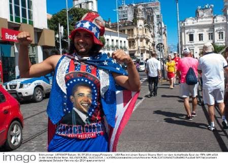 FIFA World Cup 2014, Fans before the Round of 16 Belgium - USA