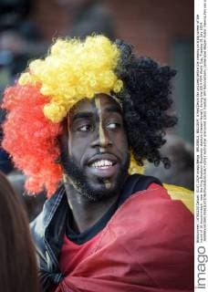 FIFA World Cup 2014, Belgian fans at the public viewing in Brussels