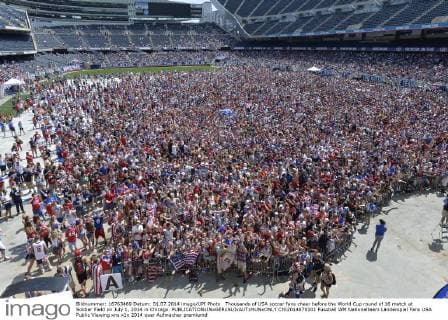 FIFA World Cup 2014, US fans feverish at public viewing