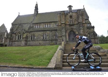 Cycling, Tour de France, Team presentation in Leeds