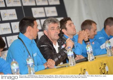 Cycling, Tour de France 2014, PK with Cavendish, Martin and Froome
