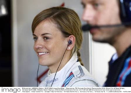 Motorsport, Formula 1, Silverstone GP, Susie Wolff takes part in Free Practice for the first time
