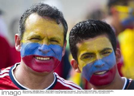 FIFA World Cup 2014, Quarter-finals, Fans: Brazil - Colombia