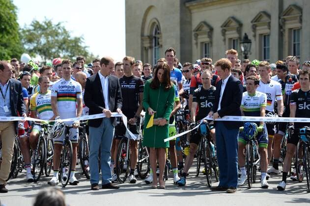 Cycling, Tour de France 2014, Duchess Kate at the start of stage 1