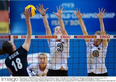 Volleyball, International, Women, European League, Germany - Poland