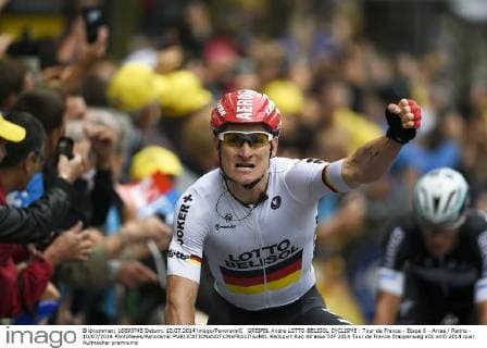 Cycling, Tour de France, Andre Greipel wins 6th stage