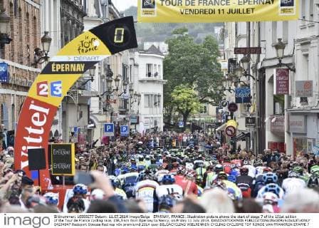 Cycling, Tour de France, Matteo Trentin wins stage 7