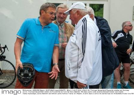 Cycling, Thuringia Castle Ride with prominent participants