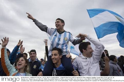 Football World Cup 2014, Reception of the Argentine National Team in Buenos Aires