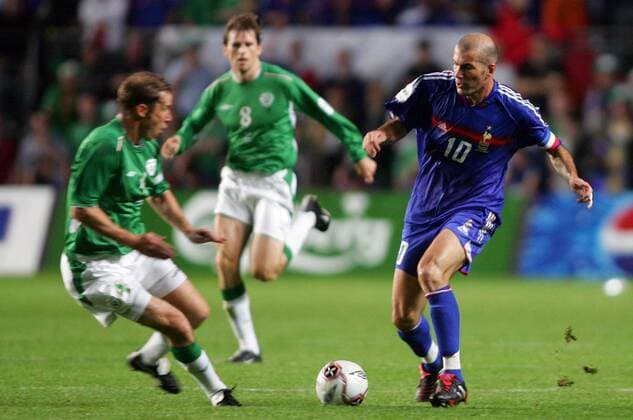 Football, World Cup Qualification, Ireland - France 0:1