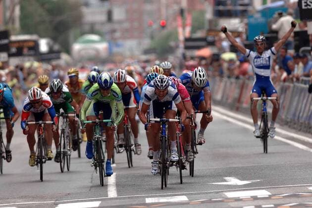 Cycling, Vuelta a Espana, 12th stage, Alessandro Petacchi wins