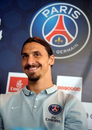 Football, France, Press conference and training Paris Saint Germain with Zlatan Ibrahimovic