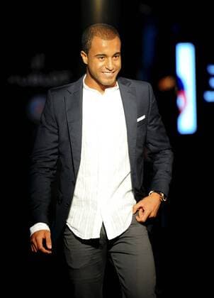 Football, France, Paris Saint-Germain players pose at Hong Kong fashion show